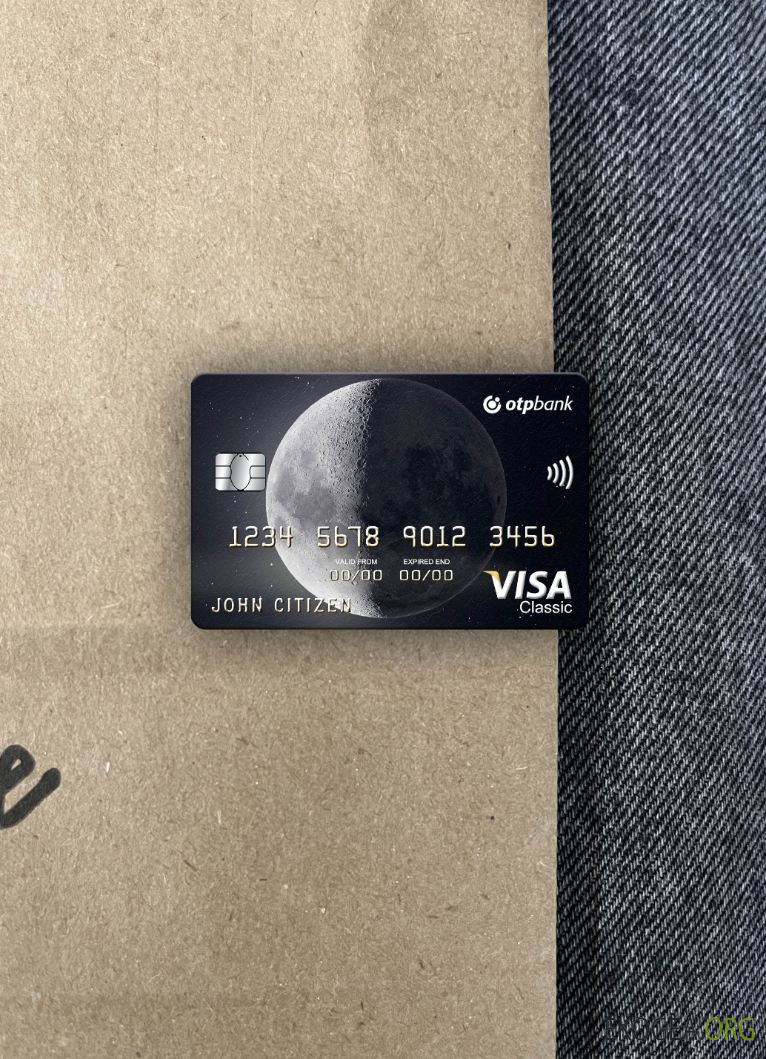 Ukraine OTP banque Ukraine visa carte classique photolook recto